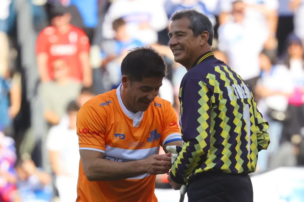 Minutos antes a la lamentable situación de Patricio Toledo en el Adiós Capitanes | FOTO: Dragomir Yankovic/Photosport