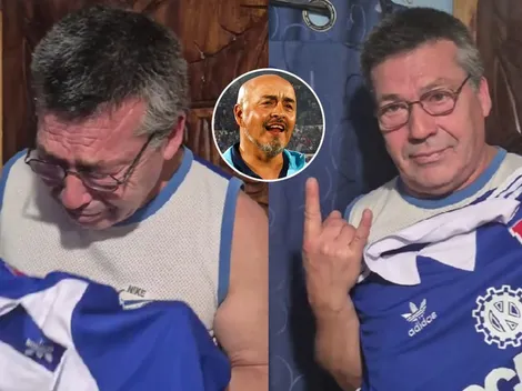 Video: Hincha de la U rompe en llanto y Musrri le hace una emotiva promesa