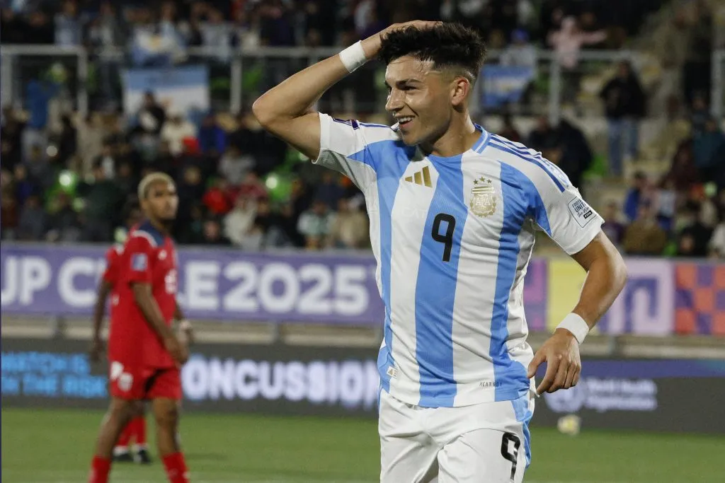 Alejo Sarco es uno de los goleadores del Mundial Sub 20 con 3 anotaciones | FOTO: Martin Thomas/Photosport