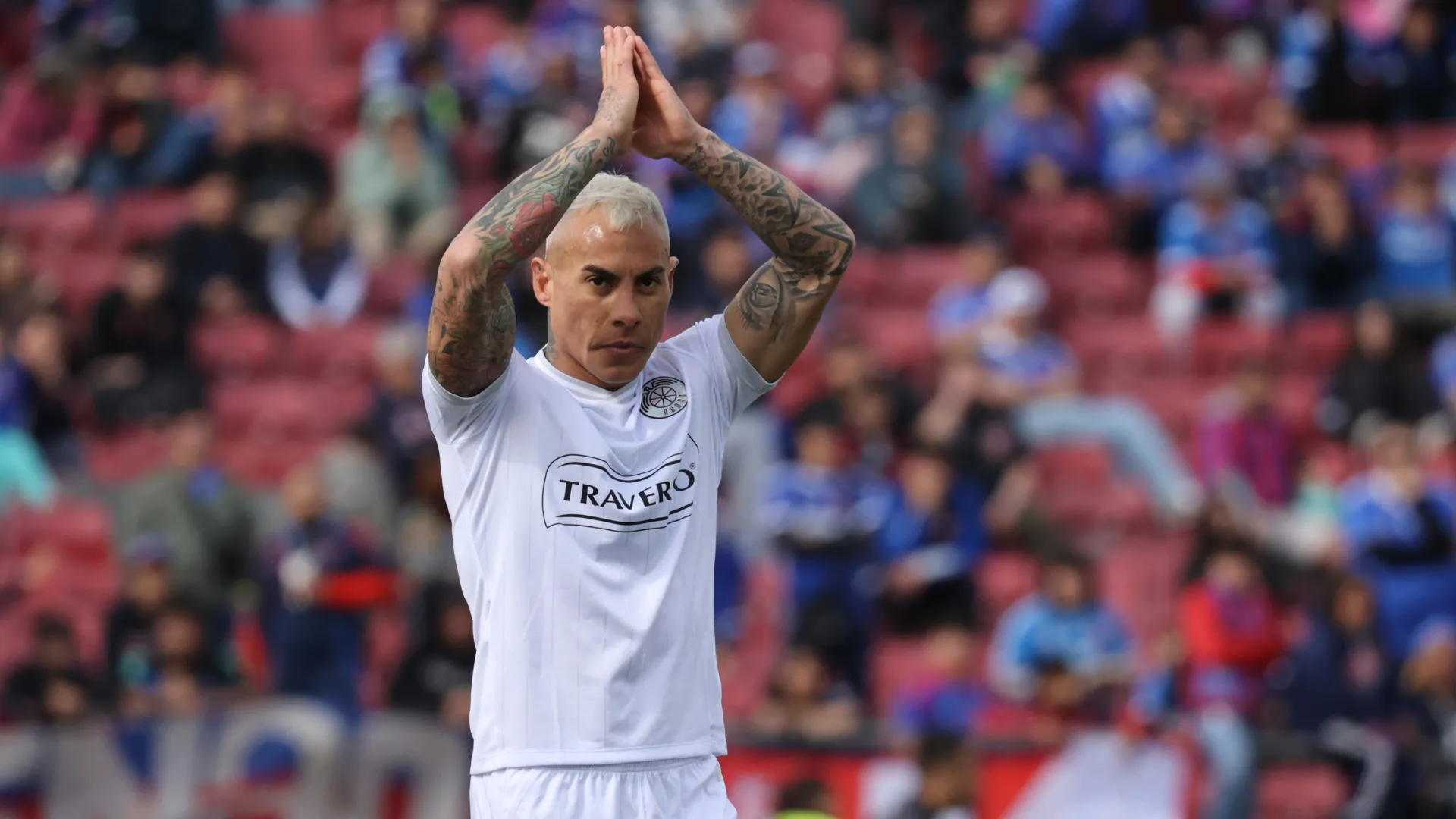 Eduardo Vargas está en la órbita de Universidad de Chile. Así lo dejó a entrever Manuel Mayo. (Imagen: Photosport)