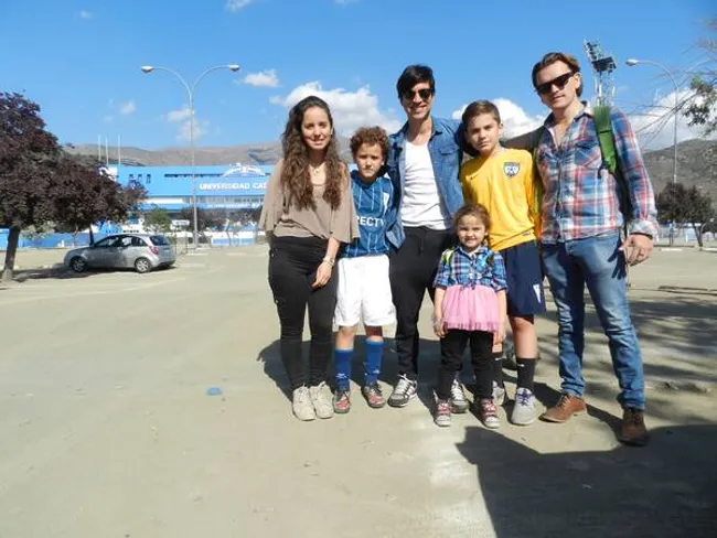 La familia de Favian Loyola en San Carlos de Apoquindo el año 2016 | FOTO: Archivo