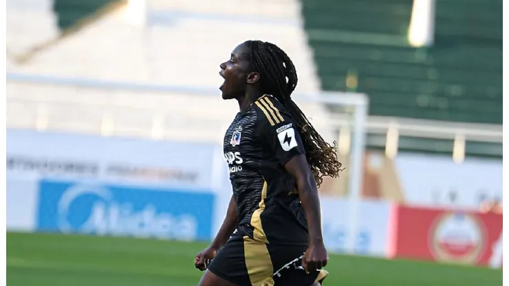 Mary Valencia fue la heroína de Colo Colo en la Copa Libertadores femenina (Foto: Colo Colo fem)