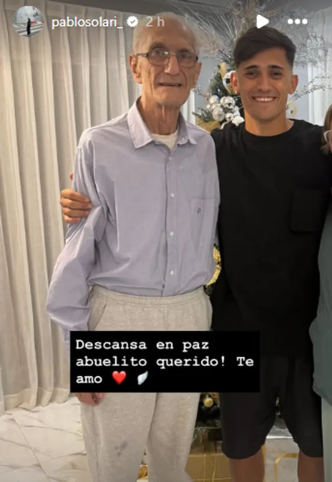 Pablo Solari lamenta el sensible fallecimiento de su abuelo en Rusia (Foto: Pablo Solari)