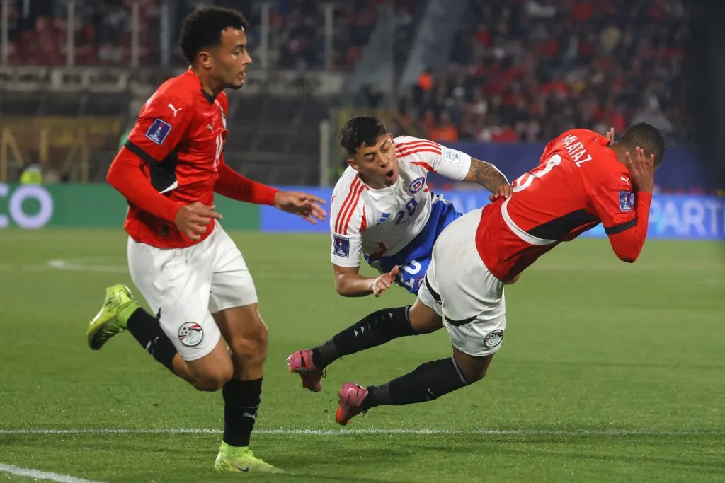 La Roja avanzó a la fase final pese a la dura derrota ante Egipto (Photosport).