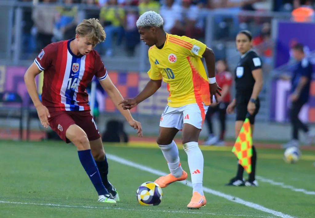Colombia quiere decir presente en los octavos de final del Mundial Sub 20. | Foto: Photosport