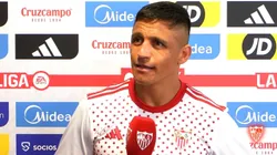 Alexis Sánchez habló tras el triunfo del Sevilla ante Barcelona