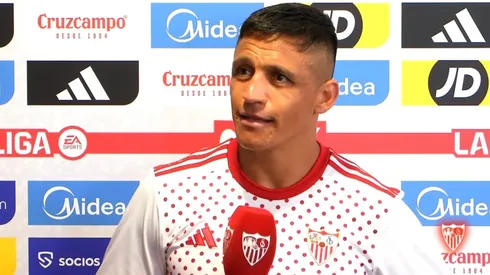 Alexis Sánchez habló tras el triunfo del Sevilla ante Barcelona
