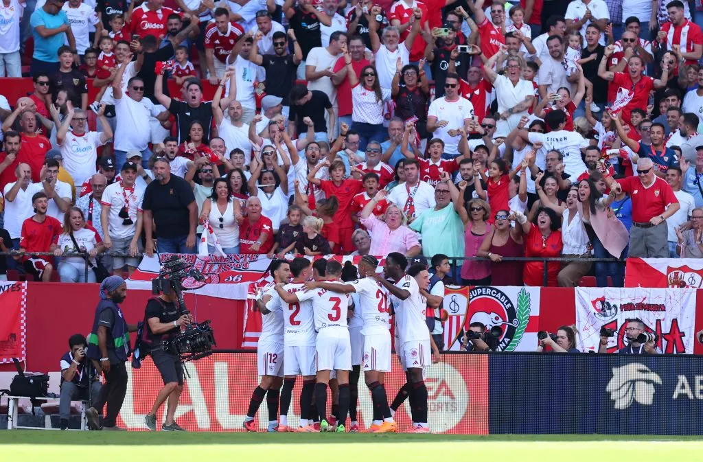 Sánchez celebrando el gol ante Barcelona | Foto: Getty Images