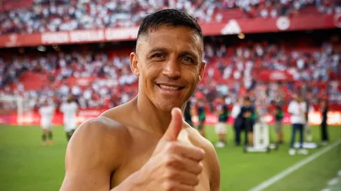 Alexis Sánchez anotó su segundo gol con la camiseta del Sevilla. (Foto: Sevilla FC)