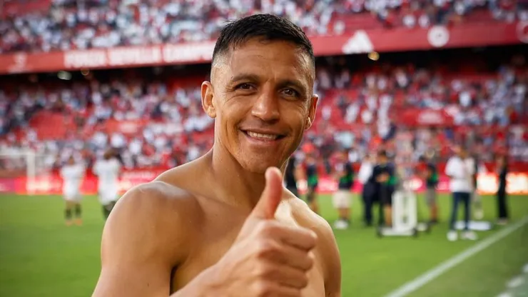 Alexis Sánchez anotó su segundo gol con la camiseta del Sevilla. (Foto: Sevilla FC)