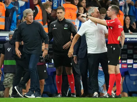 Pellegrini gana, pero se va con todo en contra del árbitro