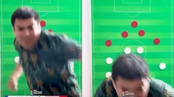 Jean Pierre Bonvallet se lesiona al lanzarse contra un mueble.