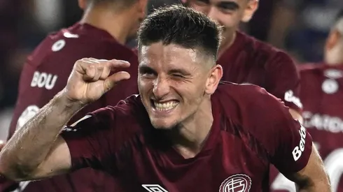 Sasha Marcich anotó en la última victoria de Lanús ante San Lorenzo de Almagro.