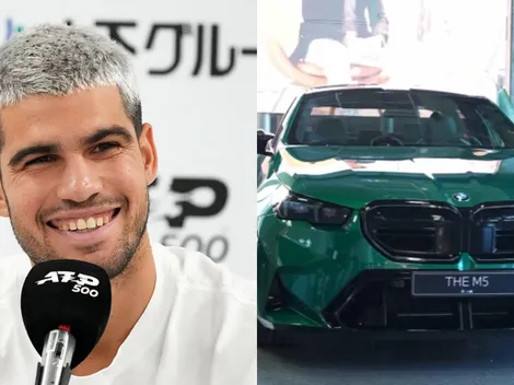 Un BMW último modelo de $130 millones: el nuevo auto de Carlos Alcaraz