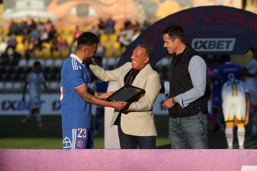 Russo estuvo el 2023 en Chile con Rosario Central y enfrentó a la U. | Foto: Photosport