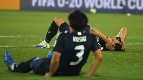 Los jugadores nipones se retiraron cabizbajos del Nacional.