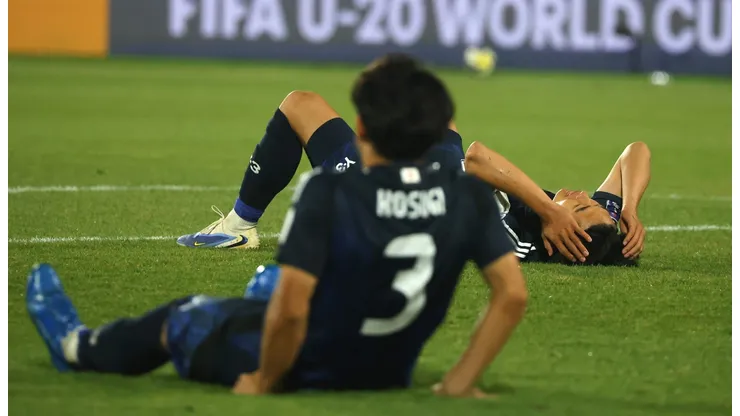 Los jugadores nipones se retiraron cabizbajos del Nacional.
