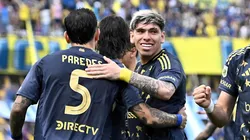 Carlos Palacios recibe elogios de un compñaero en Boca Juniors. (Foto: Luciano Bisbal/Getty Images)