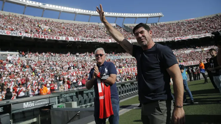 Marcelo Salas recibe elogios de un excompañero en River Plate. (Foto: Marcos Brindicci/Getty Images)