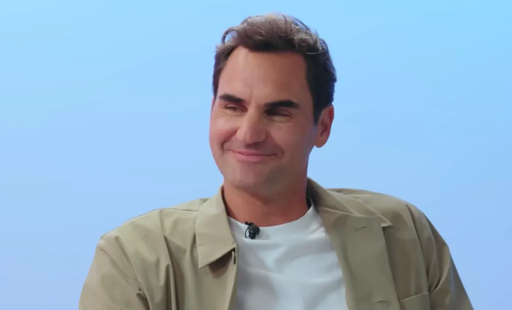 Roger Federer participó de una dinámica entrevista en YouTube (BurnaBoy).