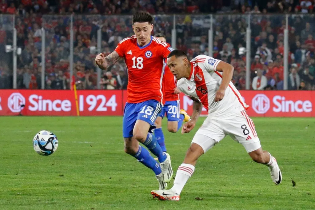 La Roja enfrenta esta noche a Perú en el “Clásico del Pacífico”. El partido se jugará en el Bicentenario de La Florida (Foto: Photosport)