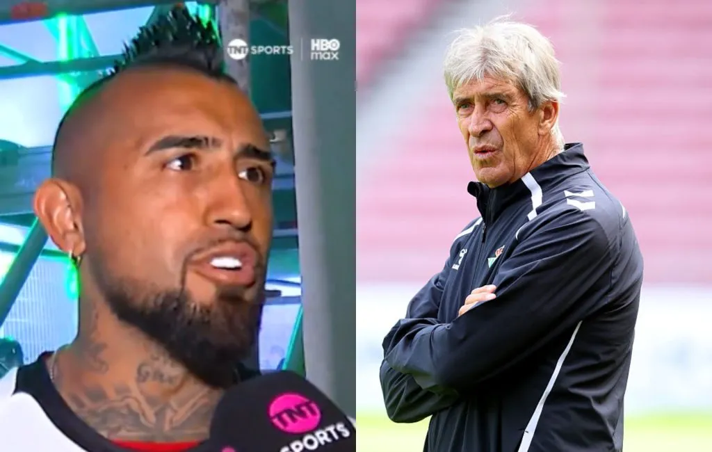 Arturo Vidal le cerró las puertas de la selección a Manuel Pellegrini (TNT/Getty).