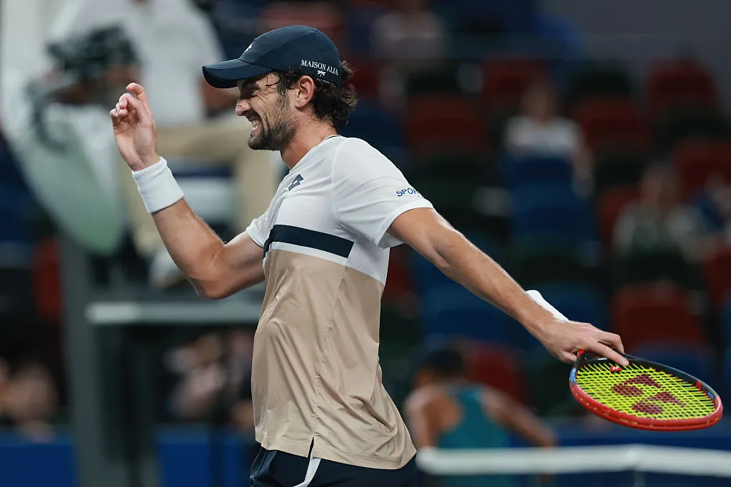 Valentín Vacherot sigue firme en el Masters de Shanghái (Getty Images).