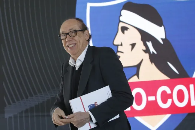 Alfredo Stohwing fue presidente de Blanco y Negro entre abril del 2022 y abril del 2024. (Foto: Dragomir Yankovic/Photosport)