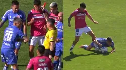 Charles Aránguiz fue expulsado con agarrar el balón con la mano.