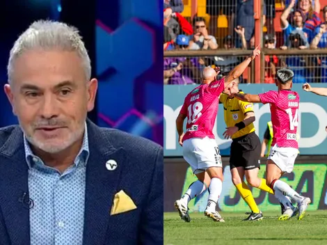 Juvenal Olmos furioso por el penal no cobrado a Palestino ante la U