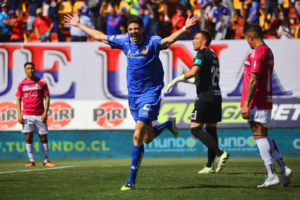 Lucas Di Yorio viene de anotar un doblete ante Palestino | FOTO: Dragomir Yankovic/Photosport