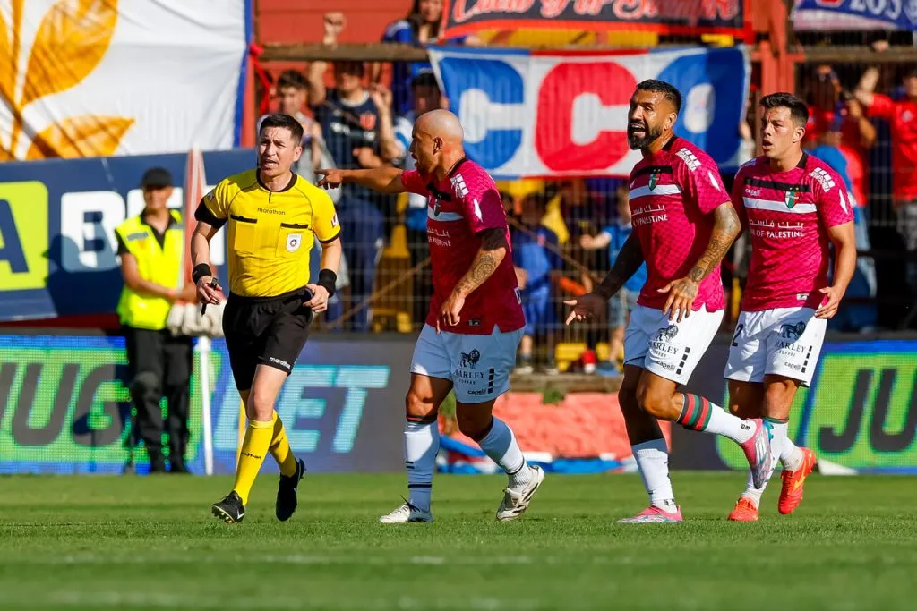 Todo Palestino reclamó este penal | Foto: Photosport