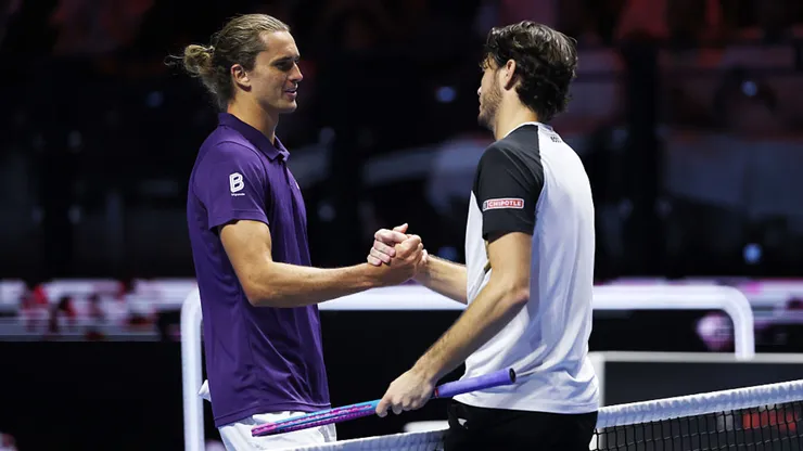 Alexander Zverev apenas duró 59 minutos en la pista del Six Kings Slam