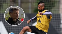 El DT de Colo Colo dio su opinión sobre el anuncio que envuelve a Arturo Vidal. (Foto: @ColoColo)