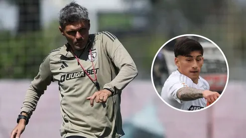 Fernando Ortiz se molestó con la lesión de Francisco Marchant. (Foto: @colocolooficial)