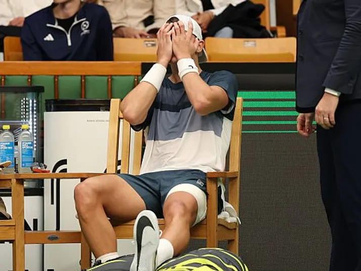 La lesión que conmociona al tenis: gran promesa se rompe el tendón de Aquiles