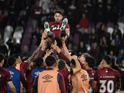 Figura de Lanús le hace un queque a Universidad de Chile