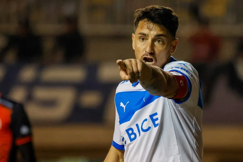 Zampedri en capilla para el clásico ante la U | Foto: Photosport