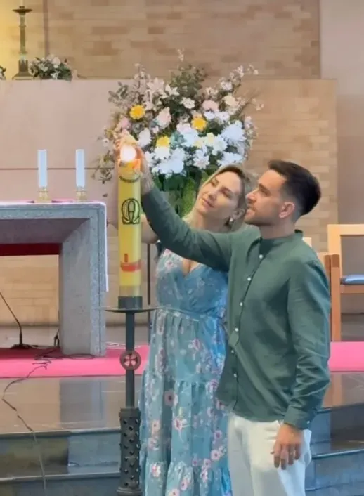 Matías Zaldivia en la ceremonia | FOTO: Instagram