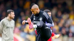 Vidal fue titular en Colo Colo, pero no gravitó.