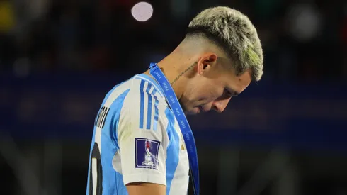 Gianluca Prestianni terminó llorando en el Estadio Nacional.