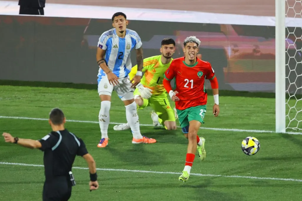 Yassir Zabiri humilló a Argentina en la final del Mundial sub-20. (Photosport)