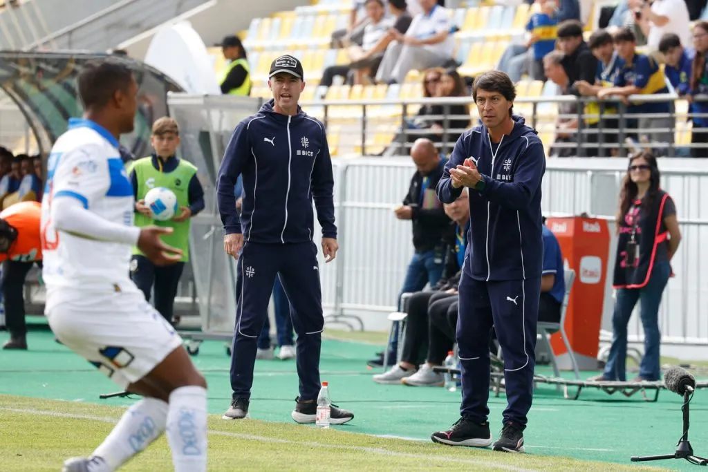 Garnero y su mensaje en la UC | Foto: Photosport