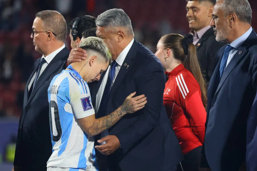 Prestianni recibió la medalla del segundo lugar | Foto: Photosport