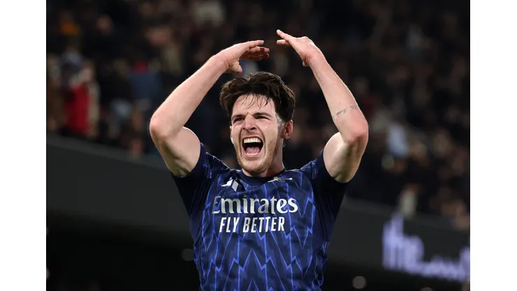 Declan Rice le anotó por duplicado al Real Madrid en la Champions League pasada. Quiere repetir ante el otro equipo de la ciudad.