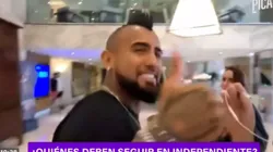 Arturo Vidal es pillado en Río de Janeiro tras derrota de Colo Colo. (Foto: Captura)