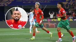 Arturo Vidal recibió ataques desde Argentina por festejar triunfo de Marruecos. (Foto: Photosport)