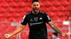 Joaquín Larrivey analiza el partido de la U ante Lanús.