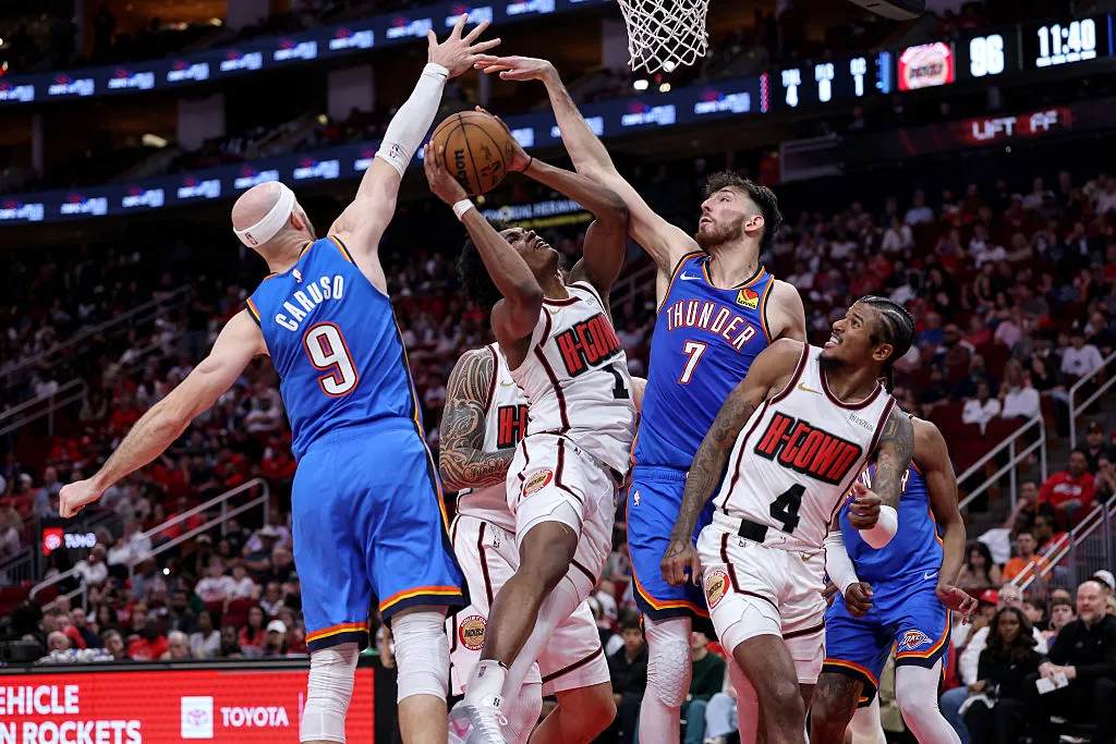El vigente campeón Oklahoma City Thunder abre los fuegos de la NBA ante Houston Rockets (Getty Images).