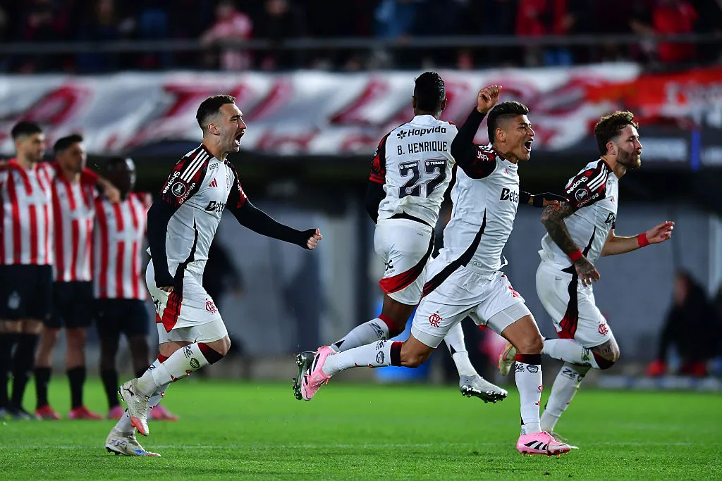 Flamengo clasificó por penales a semifinales de Copa Libertadores (Getty Images).